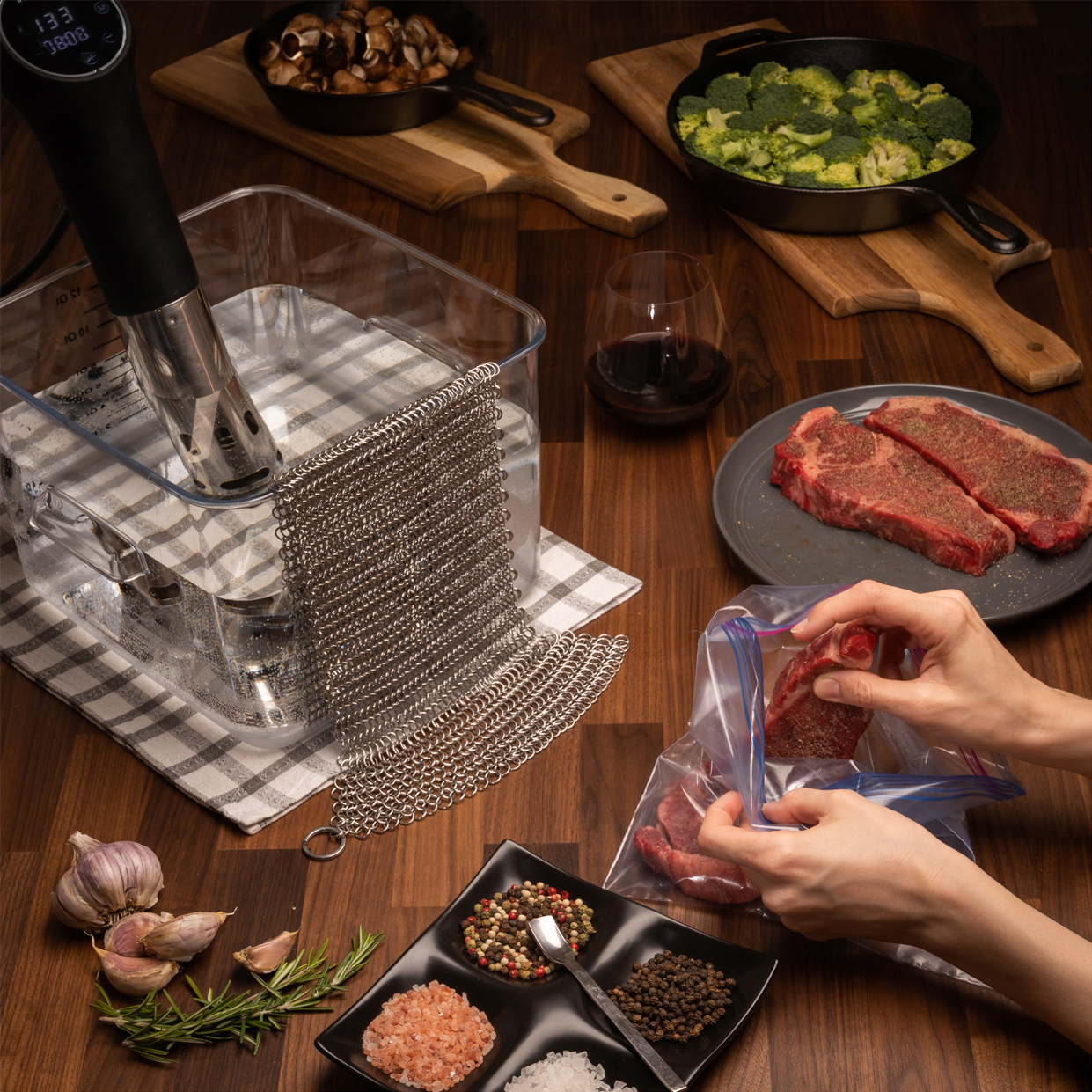 Sous Vide Sinker Chain Sous Vide Mesh Weight Net